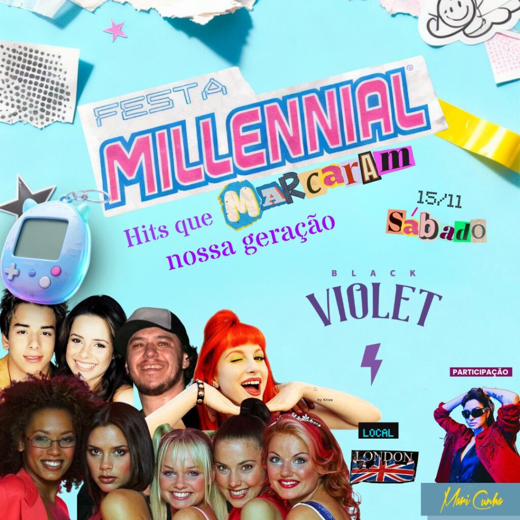 Read more about the article Festa Millennial ( antiga SCRAP) – Rock anos 2000-Banda Black Violet- 15/11/25 – Sábado