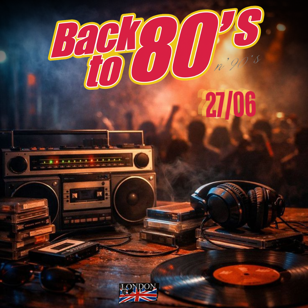 Read more about the article Festa Back to 80 – 27/06/26 – Sábado