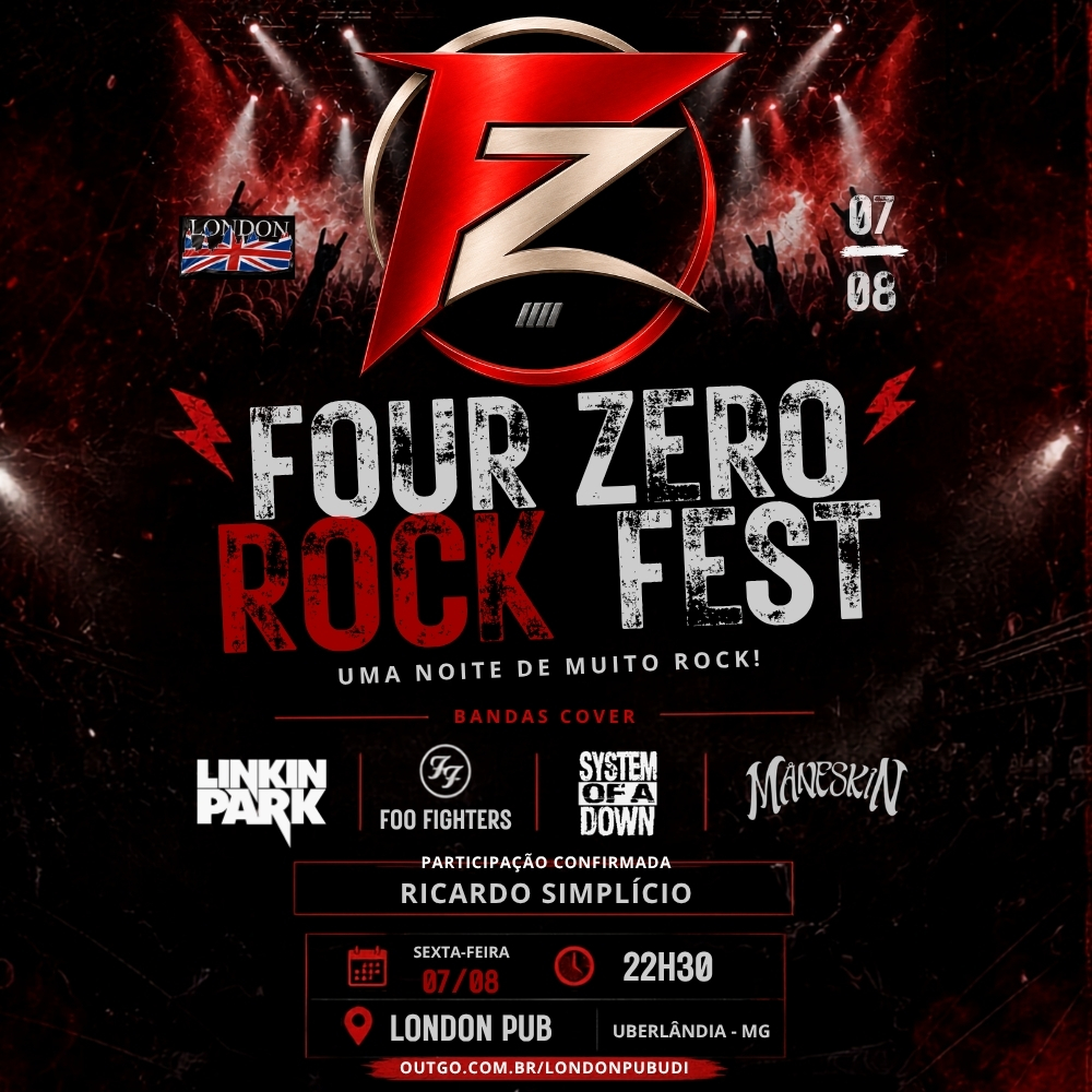 Read more about the article Four Zero Rock Fest – 07/08/2026