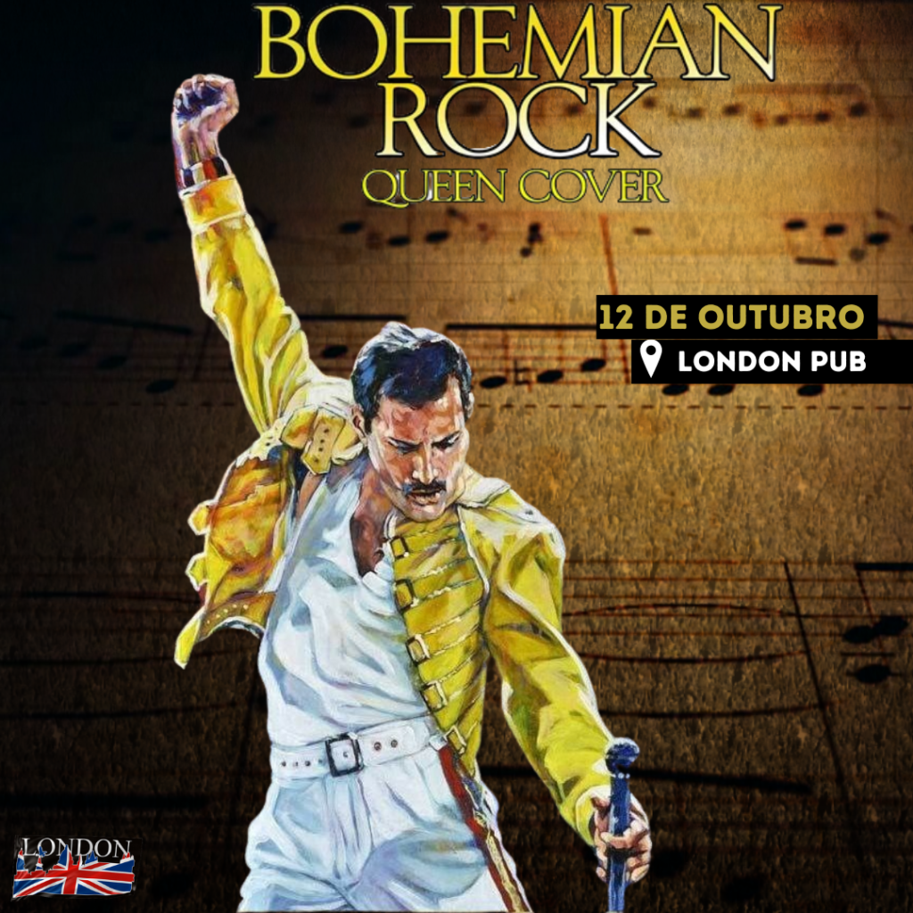 Read more about the article BOHEMIAN ROCK ( SP )- QUEEN COVER – Sábado – 12/10/24- inicio das vendas 12/09/24