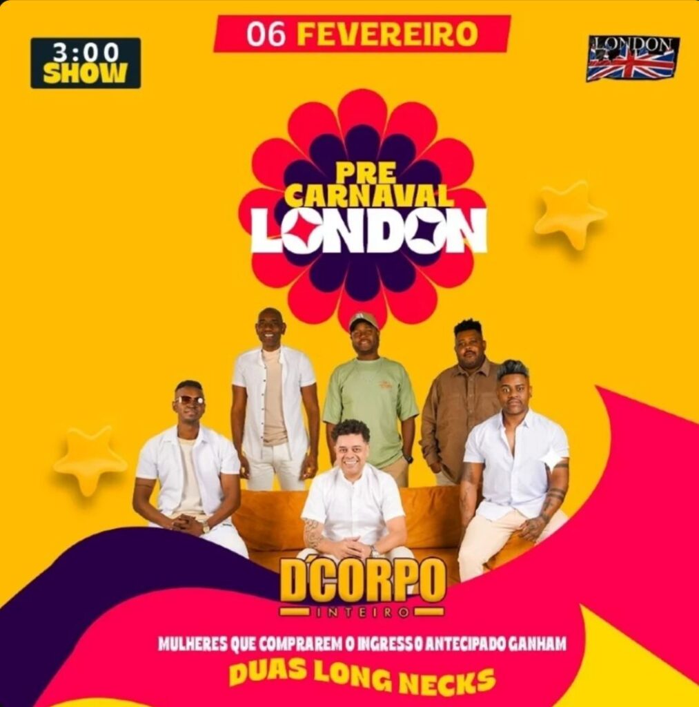 Read more about the article DCI- Show Pré Carnaval – 06/02/2026 – Na compra antecipada “ELAS” ganham duas Long Neck