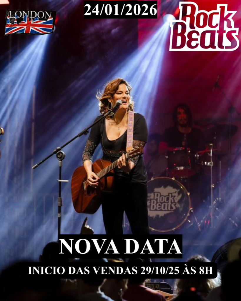 Read more about the article Show com a banda- Rock Beats- Inicio das Vendas 29/10/25 as 8h da manhã – Show  -24/01/26- Sábado