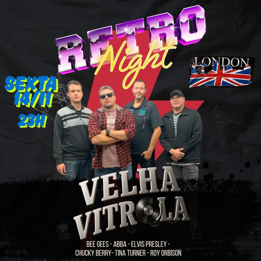 Read more about the article Retrô Night – Banda Velha Vitrola-14/11-Vespera feriado